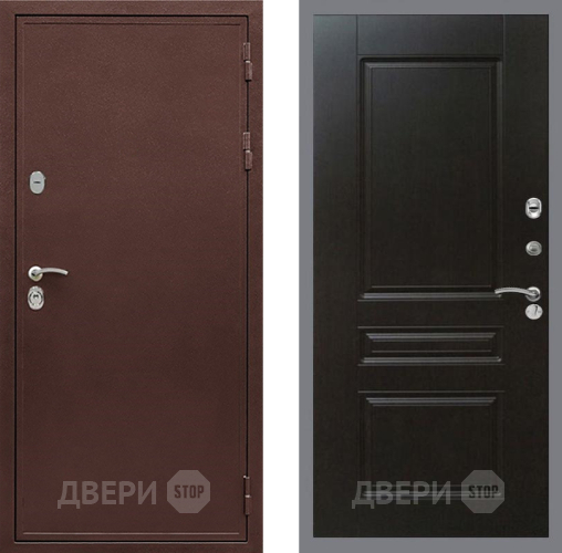Дверь Рекс (REX) 5 металл 3 мм FL-243 Венге в Солнечногорске