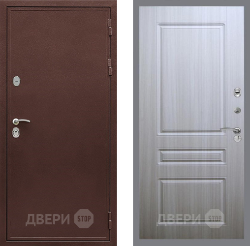 Входная металлическая Дверь Рекс (REX) 5 металл 3 мм FL-243 Сандал белый в Солнечногорске